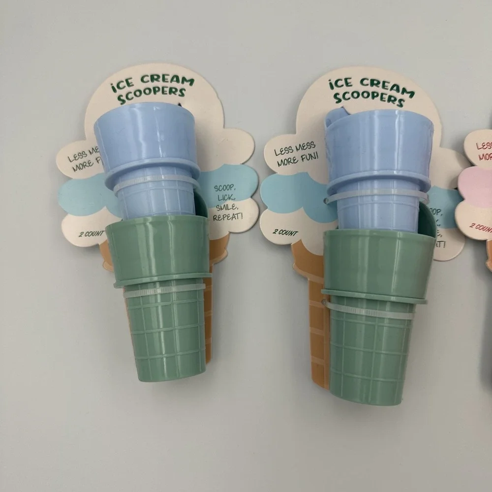 Ice Cream Scoopers Lot (4) 8 Count Reusable, Gift Basket, Stocking Stuffers